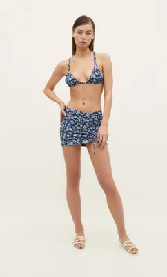 Jupe moulante en tissu de maillot bain