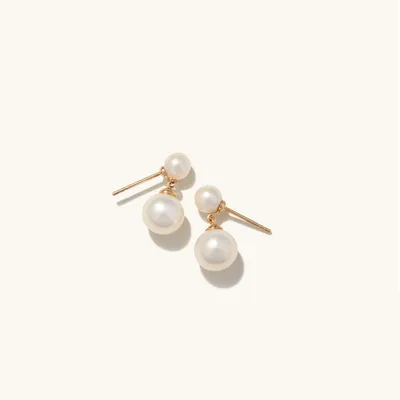 14k Gold Freshwater Pearl Earrings | Mejuri