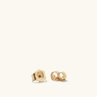 Bar Studs earrings in 14k yellow gold