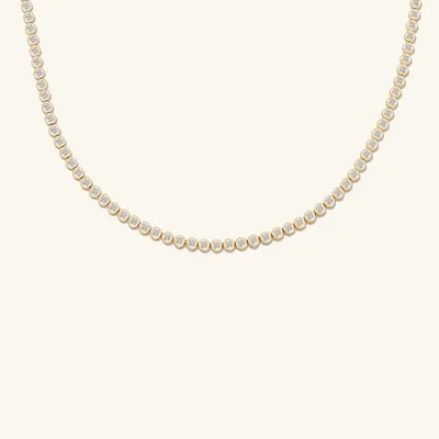 14k Gold Diamond Choker Necklace | Mejuri
