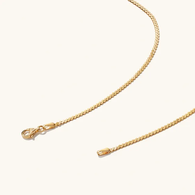 Mejuri 14K Yellow Gold Chain Necklaces: Dot Chain Necklace