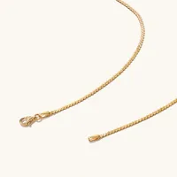 14k Gold Serpentine Chain Necklace | Mejuri