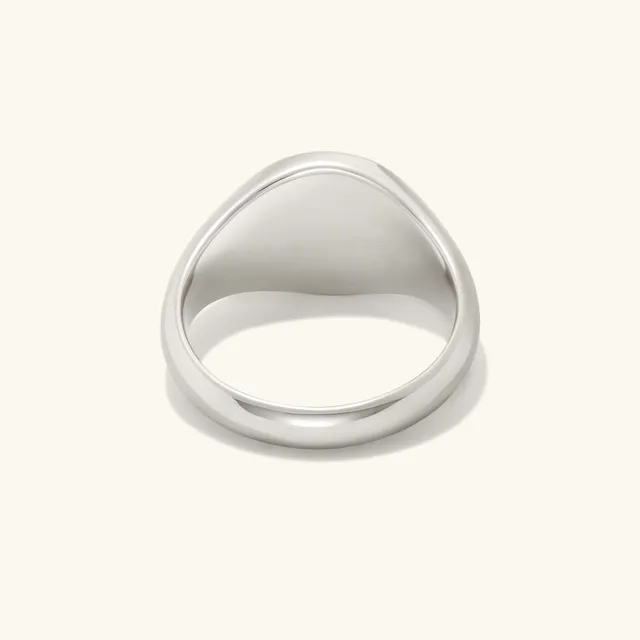 Mejuri Sterling Silver Statement Rings: x Ring Silver