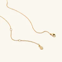 Mejuri 14K Yellow Gold Flower Necklace