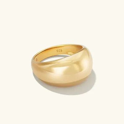 Dôme ring gold