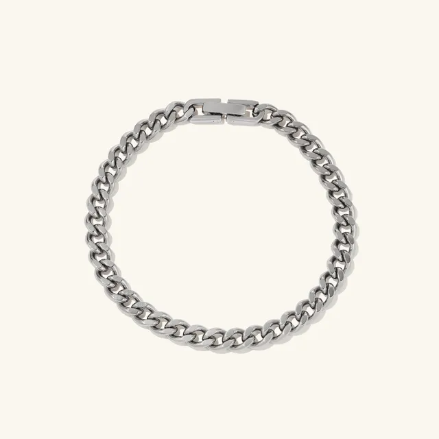 Men's Sterling Silver Chain Bracelet - The Hero