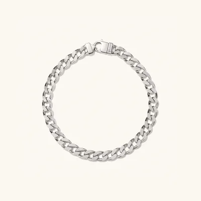 Curb Chain Bracelet: Handcrafted Sterling Silver| Mejuri