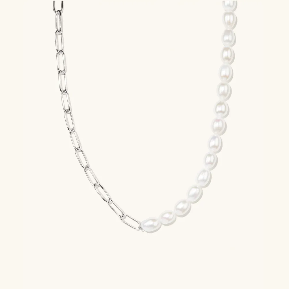 Mejuri Gold Vermeil Necklaces: Mini Pearl Pendant Necklace | Pearl