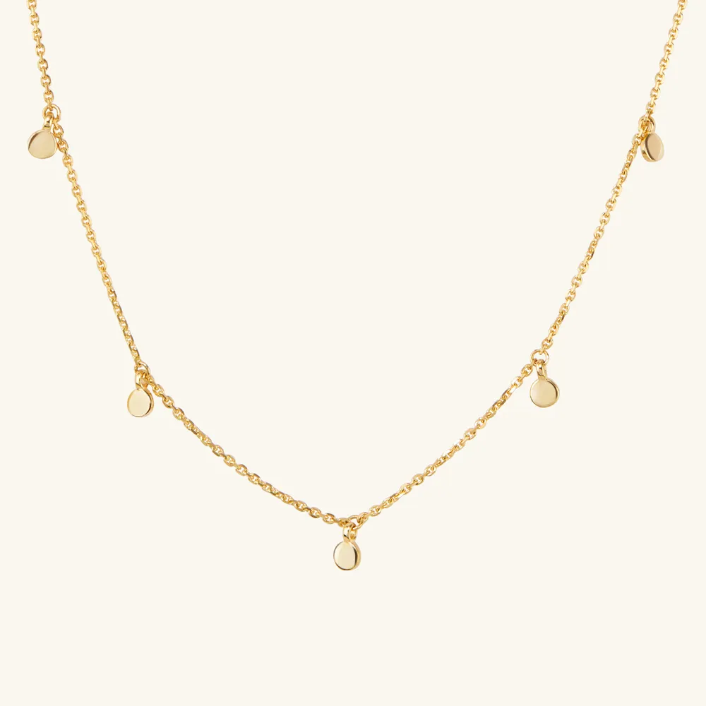 Mejuri Gold Vermeil Necklace Charms: Mixed Link Chain Charm Necklace