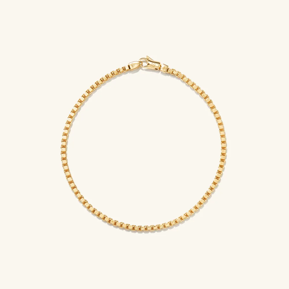 Anine Bing | Sliding Diamond String Bracelet - Gold and Yellow