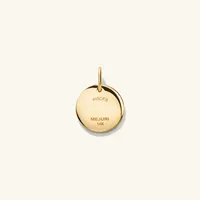 Zodiac Charm Pendant : Handcrafted in 14k Gold | Mejuri