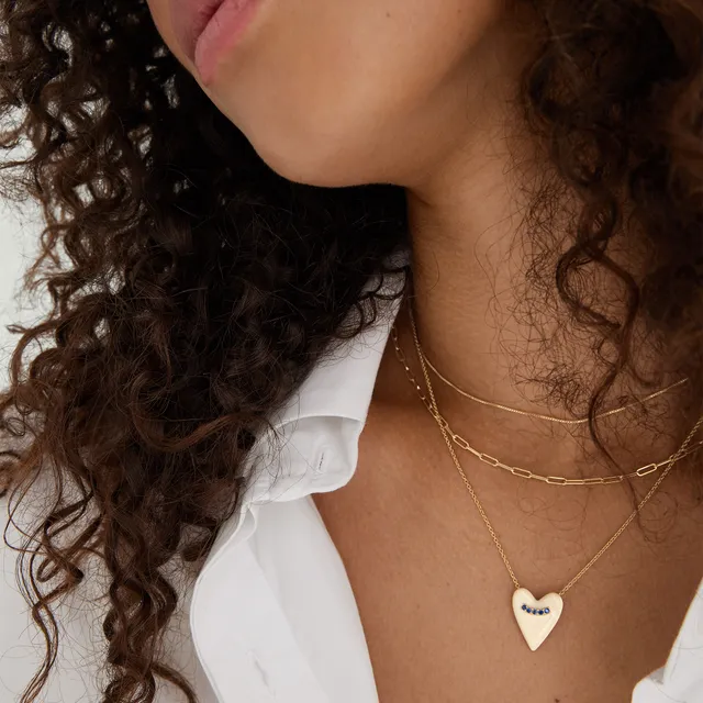 Mejuri Gold Vermeil Necklaces: Heart Pendant Necklace