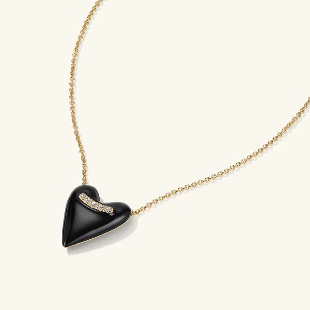 Mejuri Gold Vermeil Necklaces: Heart Pendant Necklace