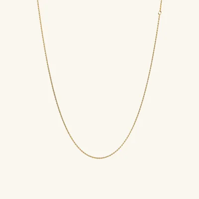 Rope Chain Necklace : Handcrafted in Gold Vermeil | Mejuri