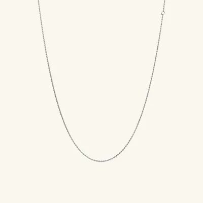 Rope Chain Necklace : Handcrafted in Sterling Silver | Mejuri