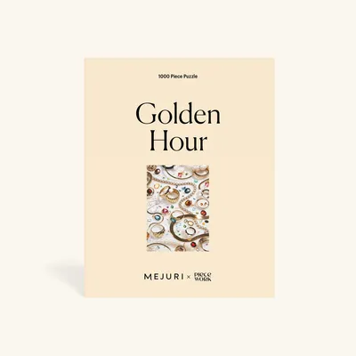 Mejuri x Piecework Golden Hour Puzzle : Handcrafted in Recycled Paper | Mejuri