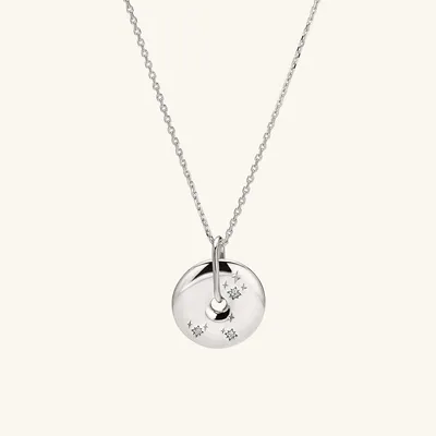 Zodiac Pendant Necklace Pisces : Handcrafted in Sterling Silver | Mejuri