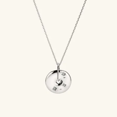 Zodiac Pendant Necklace Aries : Handcrafted in Sterling Silver | Mejuri
