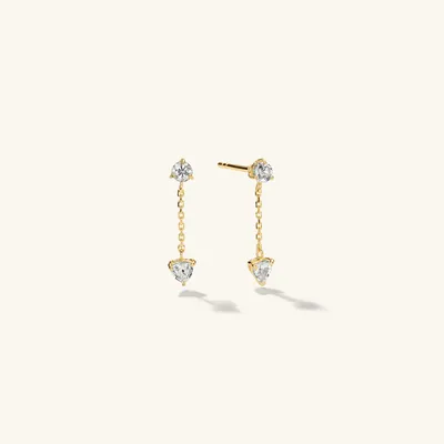 14K Gold Gemstone Drop Earrings | Mejuri