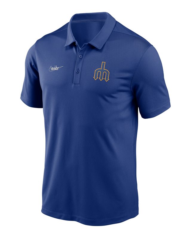 Nike Men's Houston Astros Navy Cooperstown Rewind Polo