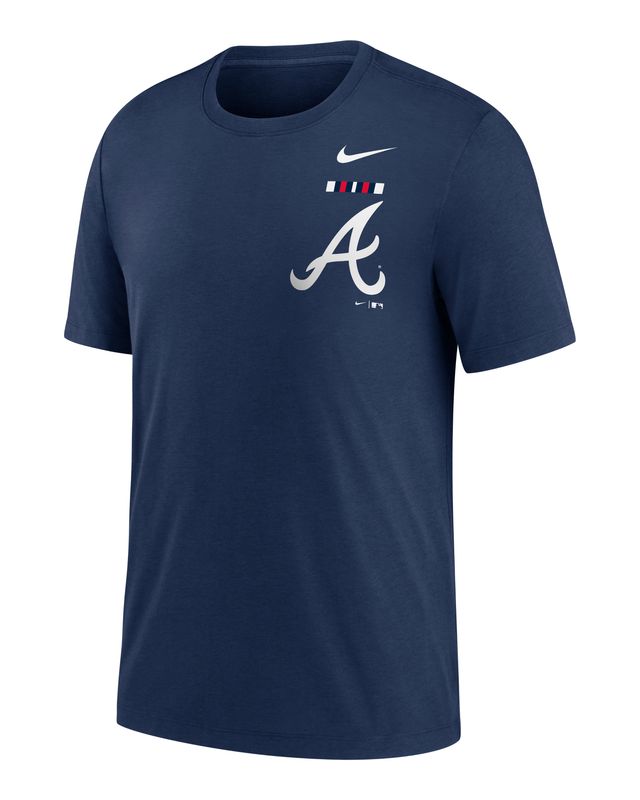 Nike Color Bar (MLB Atlanta Braves) Men's Long-Sleeve T-Shirt.