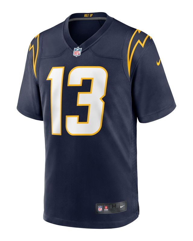 Men's Nike Keenan Allen White Los Angeles Chargers Game Jersey