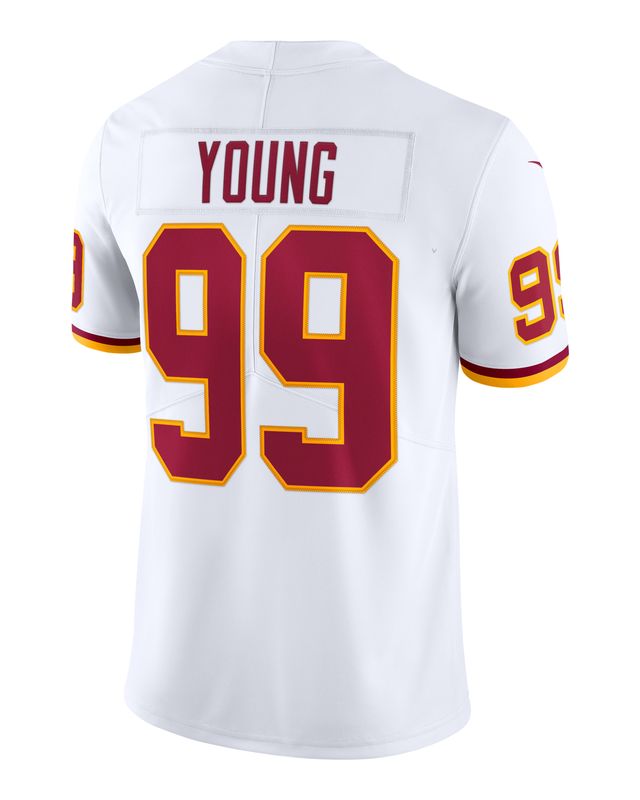 Chase Young Limited White Vapor Untouchable Men's Commanders Jersey