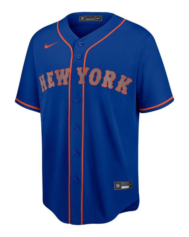 Nike MLB New York Mets (Jacob deGrom) Men's Replica Baseball Jersey - Black M