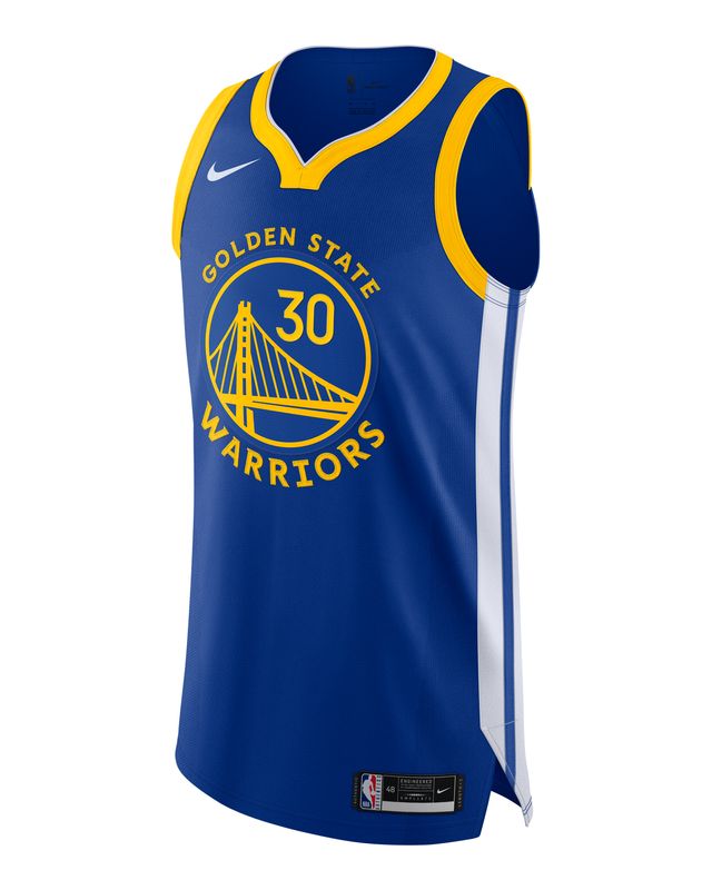 Stephen Curry Warriors Association Edition Nike NBA Authentic Jersey. Nike .com