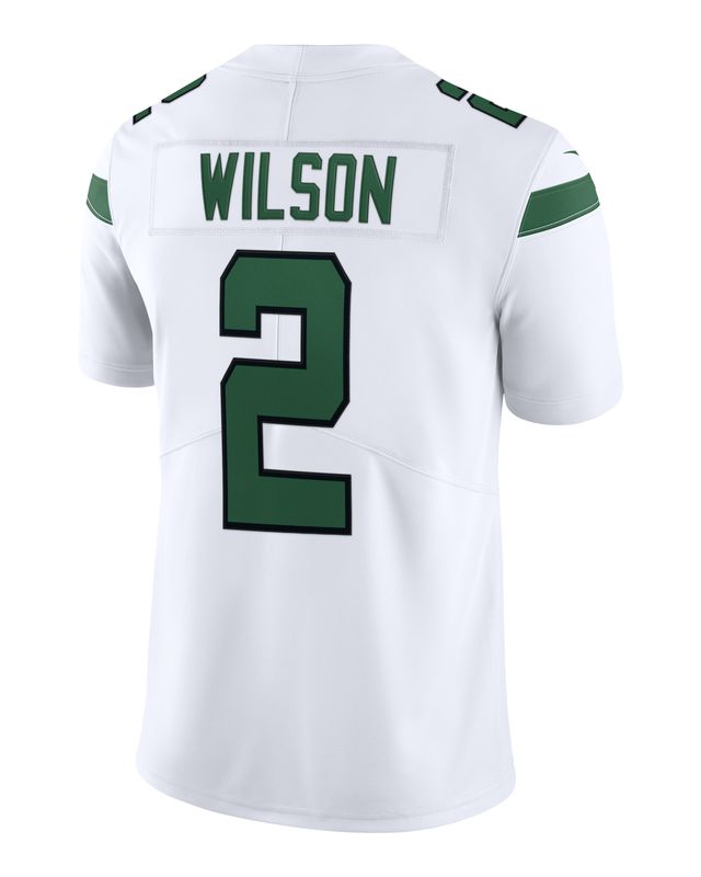 Men's New York Jets Zach Wilson Nike White Game Jersey