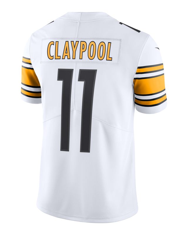 Press Pass Collectibles Steelers Chase Claypool Authentic Signed White Nike Game Jersey BAS Witnessed