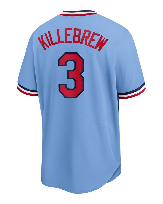 Men’s Nike Harmon Killebrew Minnesota Twins Cooperstown Collection Light  Blue Jersey