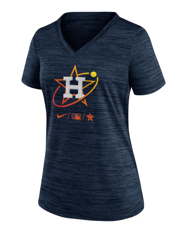 Nike City Connect (MLB Miami Marlins) Women's Mid V-Neck T-Shirt.