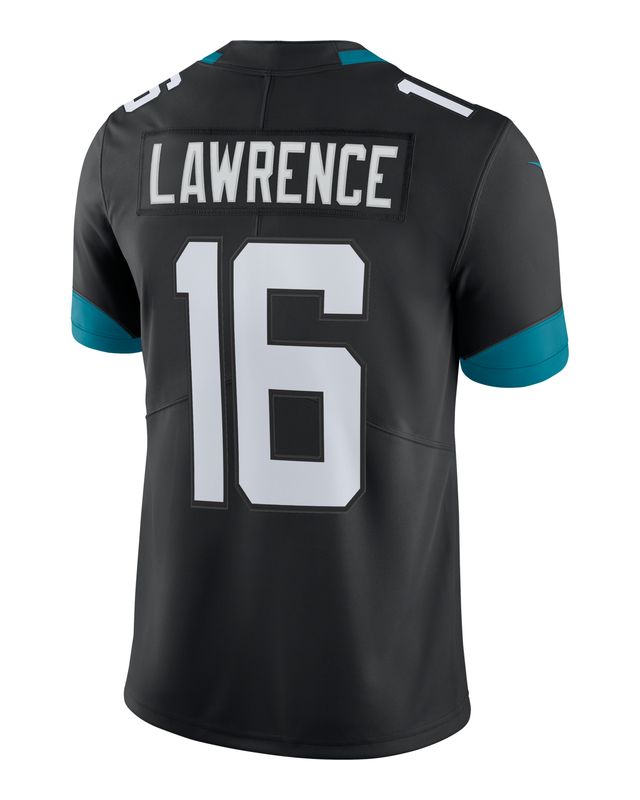 Nike Jaguars 16 Trevor Lawrence Black Baseball Vapor Limited Men Jersey