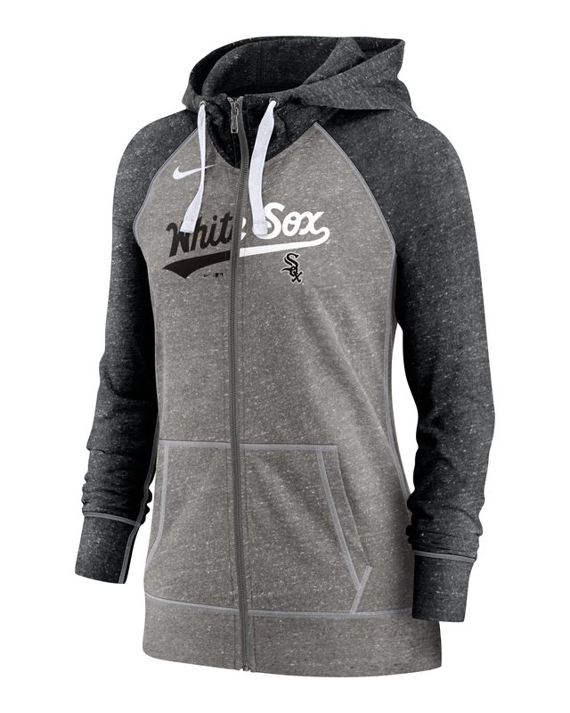 Boston Red Sox Nike Women's Vintage Full-Zip Hoodie - Gray