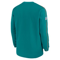 Miami Dolphins Logo Coach Men’s Nike NFL Long-Sleeve Top