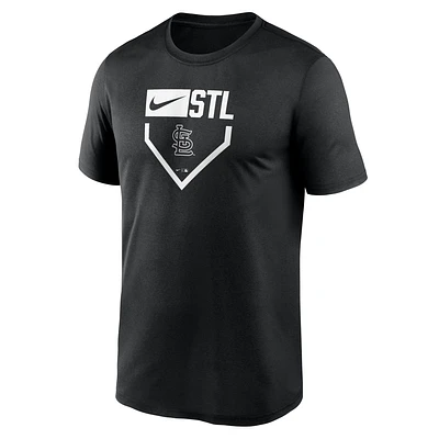 St. Louis Cardinals Home Plate Icon Legend Men's Nike Dri-FIT MLB T-Shirt