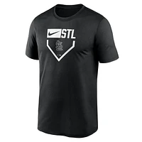 St. Louis Cardinals Home Plate Icon Legend Men's Nike Dri-FIT MLB T-Shirt