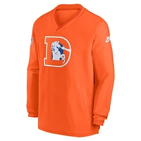 Denver Broncos Logo Men's Nike NFL Long-Sleeve Windshirt