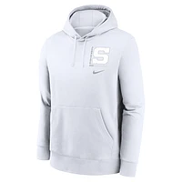 Penn State 2025 White Out Club Men's Nike College Pullover Hoodie