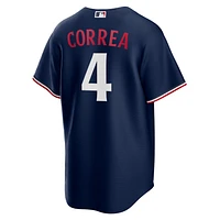 MLB Minnesota Twins (Carlos Correa) Men's Replica Baseball Jersey