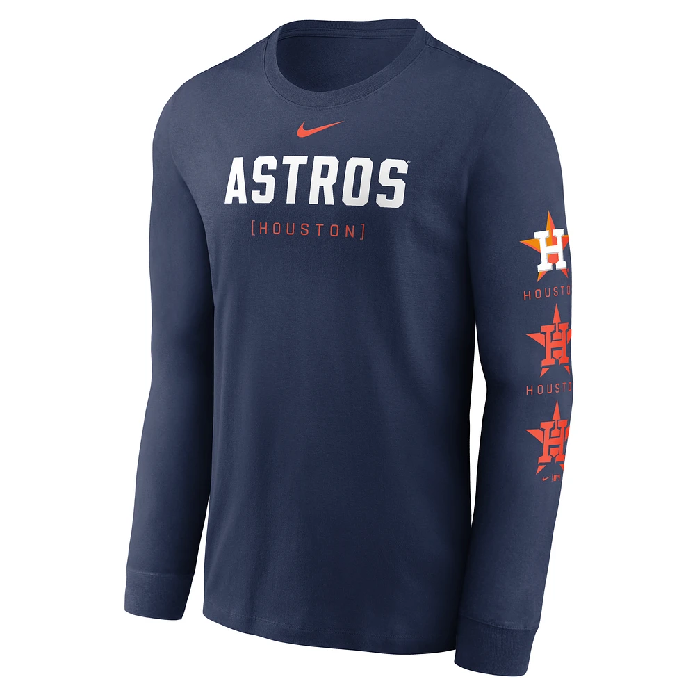 Houston Astros Repeater Men's Nike MLB Long-Sleeve T-Shirt