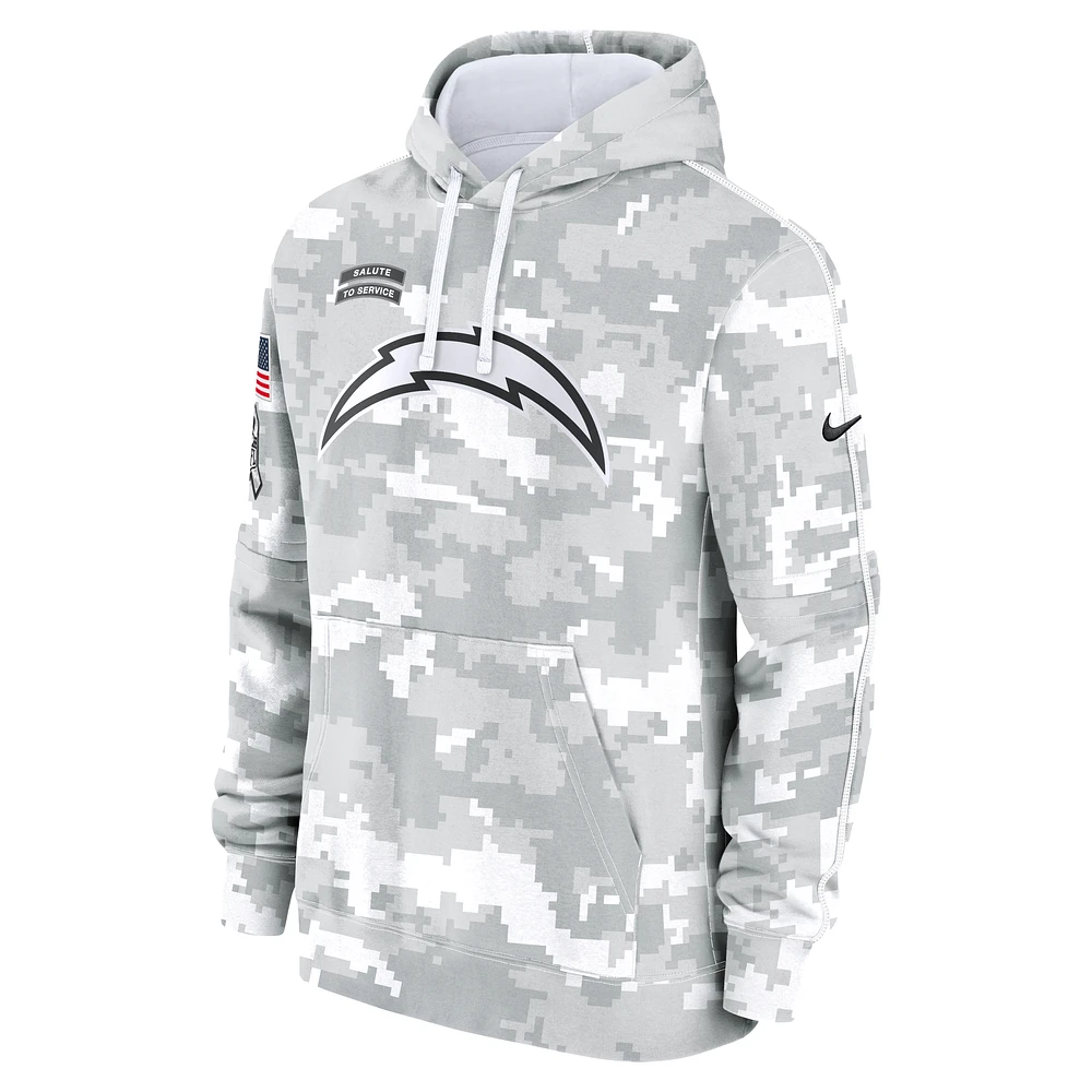 Los Angeles Chargers Salute to Service Primary Edge Club Men's Nike NFL Pullover Hoodie