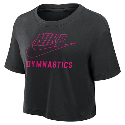 Nike Swoosh Women's Gymnastics Cropped T-Shirt