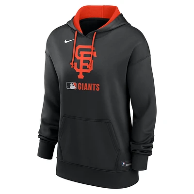 San Francisco Giants Authentic Collection Women's Nike Therma MLB Pullover Hoodie