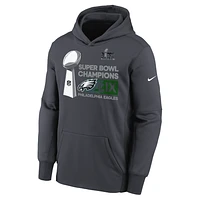 Philadelphia Eagles Super Bowl LIX Champions Trophy Collection Big Kids' Nike NFL Pullover Hoodie