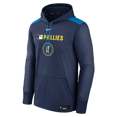 Philadelphia Phillies Authentic Collection City Connect Men's Nike Therma MLB Pullover Hoodie