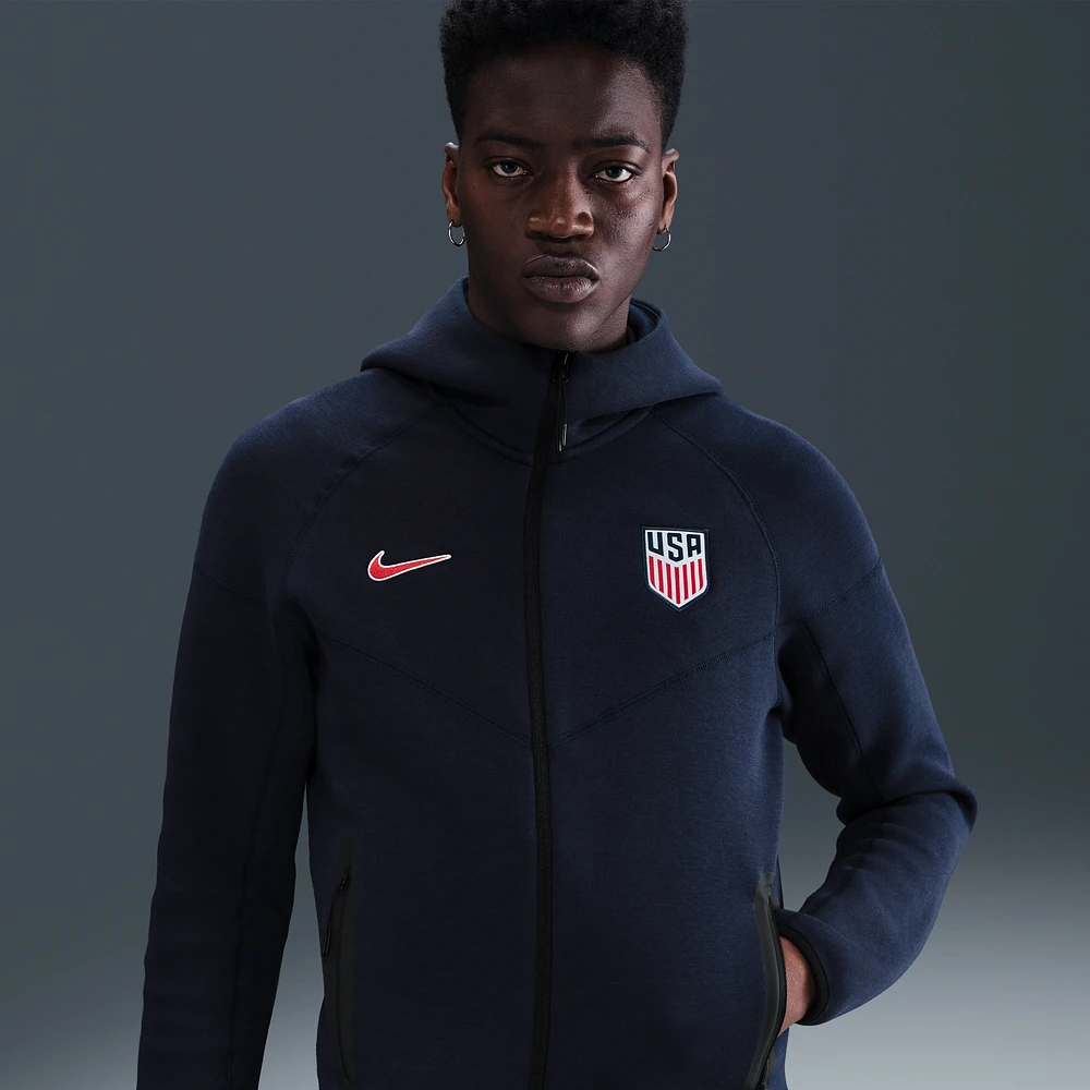 USMNT Tech Windrunner Men's Nike Soccer Fleece Full-Zip Hoodie