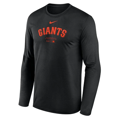 San Francisco Giants Authentic Collection Practice Men's Nike Dri-FIT MLB Long-Sleeve T-Shirt