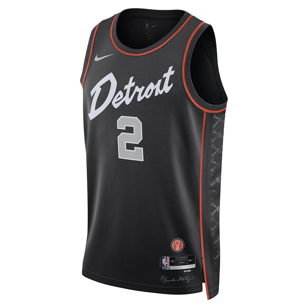 Jaden Ivey Detroit Pistons City Edition 2023/24 Men's Nike Dri-FIT NBA Swingman Jersey